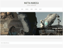 Tablet Screenshot of mattiamarceca.com